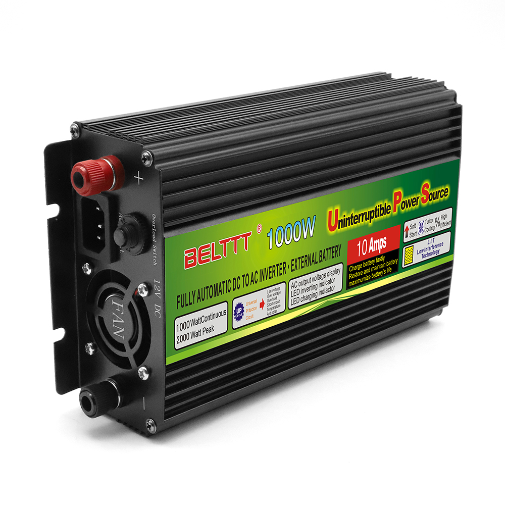 BELTTT 1000W UPS Inversor modificado de la onda sinusoidal 